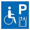 Symbol Behindertenparkplatz